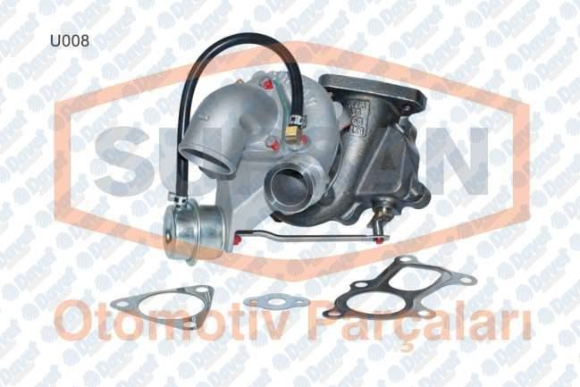 SUPSAN U008 Turbo Sarj Komple Hyundai H100 2.5-Kia Bongo-Pregio 2.5tci D4bh 4d56